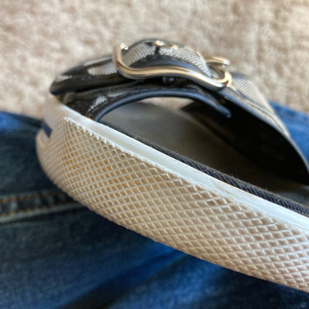 Coach Buckle Sandals Size 7.5 M Summer Beach Vacation Box Included - Picture 7 of 7